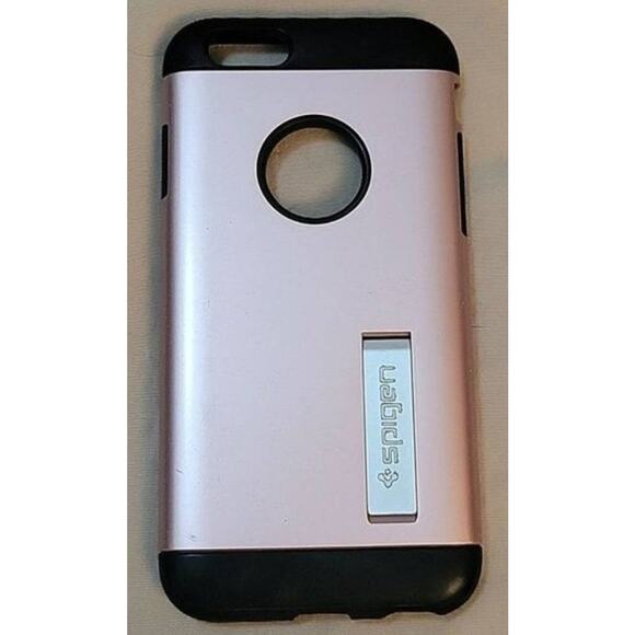 Aliquid TieI Vis Spigen Phone Case Pink Backing - Picture 1 of 4